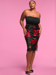 Еластичний топ-бандо Victoria's Secret 1159847890 (Чорний XXL)