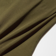 Женская майка со вшитыми чашками Uniqlo AIRism топ 1159848373 (Оливковый XS)