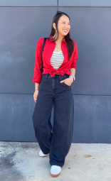 Женский топ-халтер UNIQLO со вшитыми чашками 1159848389 (Черный/Белый XXL)