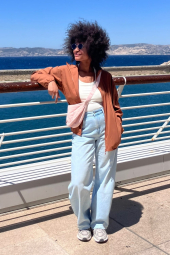 Женский топ-халтер UNIQLO AIRism со вшитыми чашками 1159849096 (Белый XL)