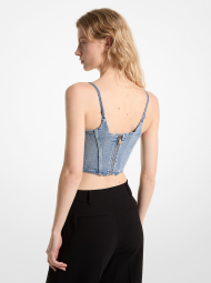 Женский джинсовый топ Michael Kors 1159849105 (Голубой 6)