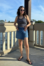 Жіночий топ UNIQLO з прошитими чашечками 1159849501 (Синій XL)