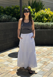 Жіночий топ UNIQLO з прошитими чашечками 1159849501 (Синій XL)