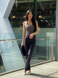 Жіночий топ UNIQLO з прошитими чашечками 1159849501 (Синій XL)