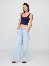 Еластичний топ GAP 1159849576 (Синій M)