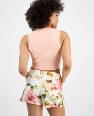 Вязаный топ GUESS со стразами 1159850404 (Розовый XL)