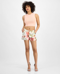 Вязаный топ GUESS со стразами 1159850404 (Розовый XL)