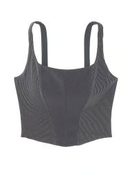 Эластичный корсет-топ Victoria's Secret VSX 1159850947 (Серый S)