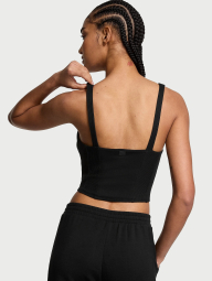 Эластичный корсет-топ Victoria's Secret VSX 1159851136 (Черный XXL)