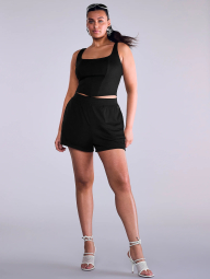 Эластичный корсет-топ Victoria's Secret VSX 1159851136 (Черный XXL)