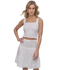 Женский топ DKNY 1159853896 (Белый XS)