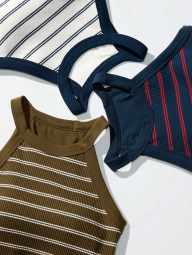 Женский топ-халтер UNIQLO со вшитыми чашками 1159856941 (Зеленый L)