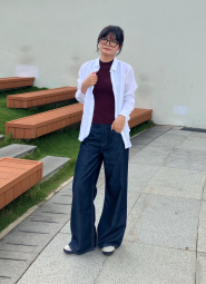 Женский вязаный топ Uniqlo со вшитыми чашечками 1159857363 (Бордовый XL)