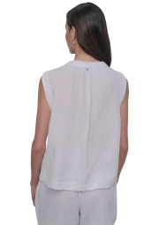 Жіночий топ DKNY з муслінової тканини 1159857996 (Білий M)