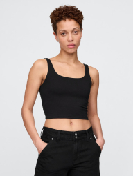 Эластичный топ GAP 1159859417 (Черный S)