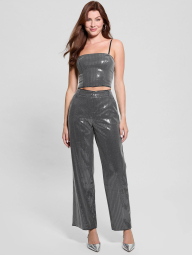 Женский топ GUESS на молнии 1159863397 (Серый XS)