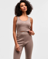 Вязаный топ GUESS 1159863696 (Коричневый XS)