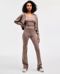 Вязаный топ GUESS 1159863696 (Коричневый XS)