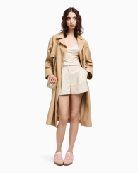 Жіночий топ Armani Exchange з екошкіри 1160916142 (Молочний S)
