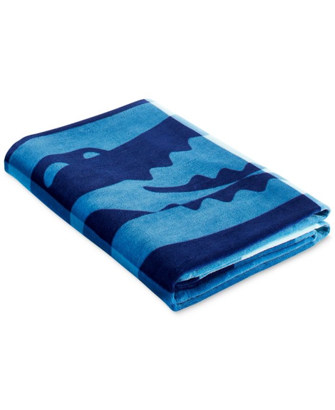 Пляжное полотенце Lacoste Home Net Signature Croc Cotton Beach Towel 1159808847 (Синий, One size)