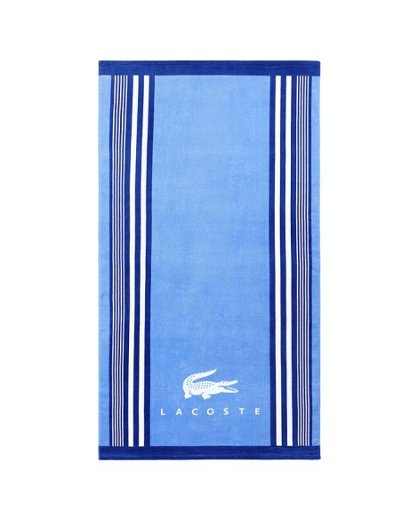 Lacoste Home Oki Striped Cotton Beach Towel 1159808855 One size MarkShop