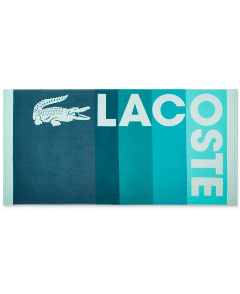 Пляжное полотенце Lacoste Home Ombre Blocks Logo Cotton Beach Towel 1159808882 (Синий, One size)