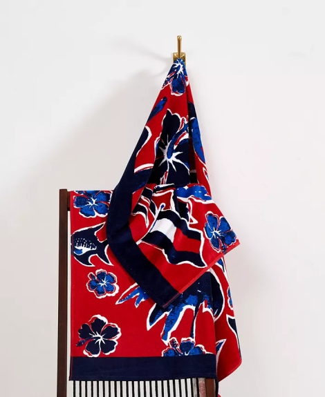 Пляжное полотенце Tommy Hilfiger Tropical Flag Beach Towel 1159808964 (Разные цвета, One size)