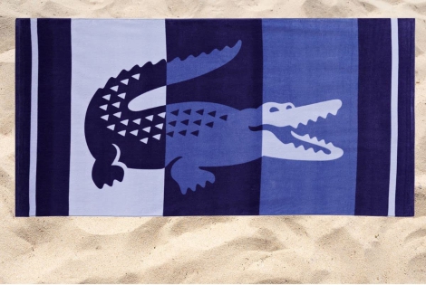 Пляжное полотенце Lacoste Home Duke Cotton Beach Towel 1159813149 (Синий, One size)