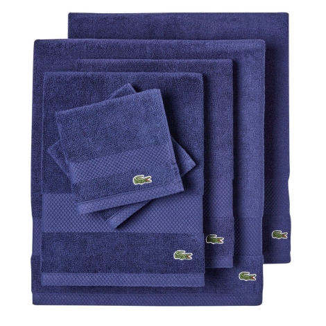 Комплект полотенец Lacoste Heritage Anti-Microbial Supima Cotton набор из 6 шт 1159820596 (Синий One size)