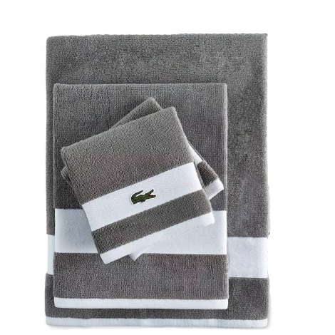 Комплект полотенец Lacoste Heritage Towels набор из 4 шт 1159822116 (Серый One size)