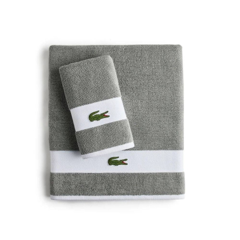 Комплект полотенец Lacoste Heritage Towels набор из 4 шт 1159822116 (Серый One size)