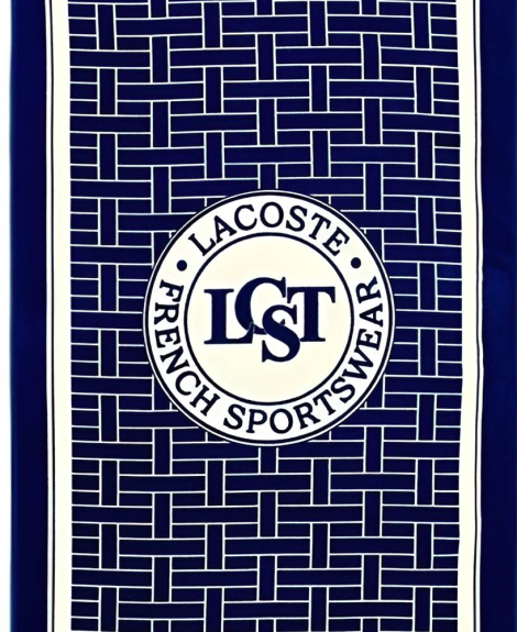 Пляжное полотенце Lacoste 1159840021 (Синий One size)
