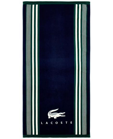 Пляжное полотенце Lacoste 1159840077 (Синий One size)