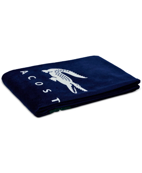 Пляжное полотенце Lacoste 1159840077 (Синий One size)