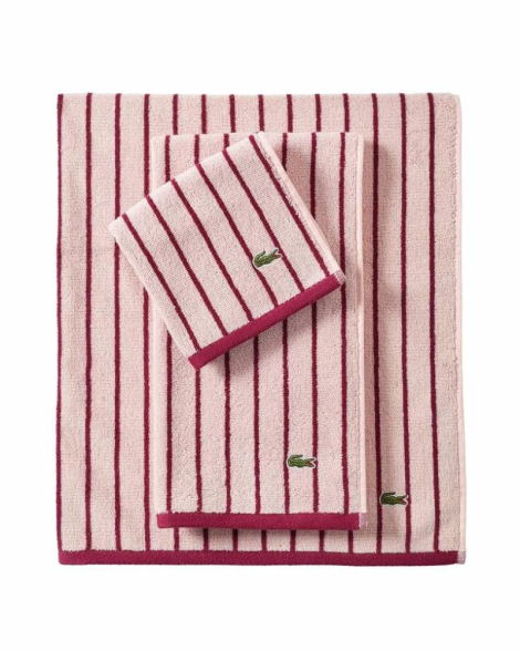 Банное полотенце Lacoste 1159840079 (Розовый One size)