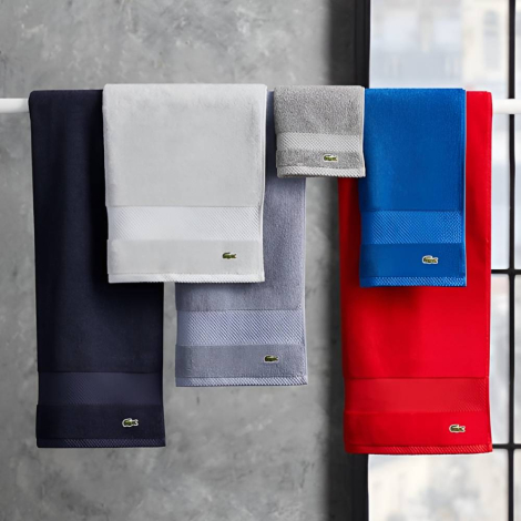 Комплект рушників Lacoste Heritage Anti-Microbial Supima Cotton набір з 6 шт 1159841514 (Сірий One size)