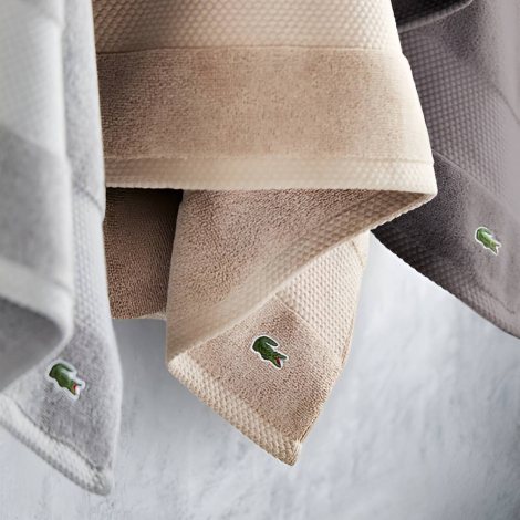 Комплект рушників Lacoste Heritage Anti-Microbial Supima Cotton набір з 6 шт 1159841514 (Сірий One size)