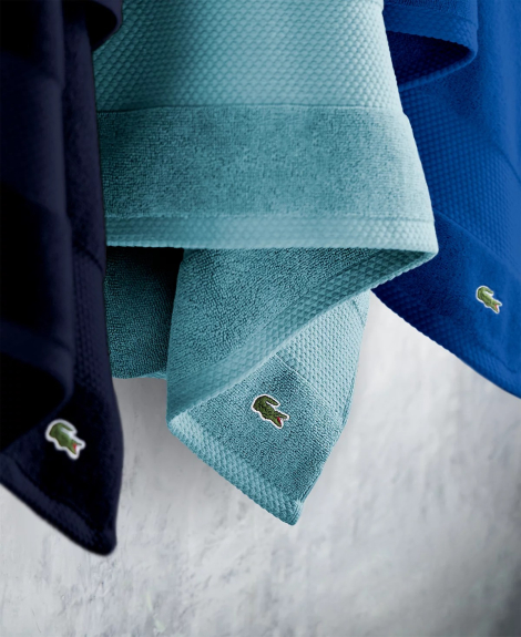 Комплект полотенец Lacoste Heritage Anti-Microbial Supima Cotton набор из 6 шт 1159842431 (Синий One size)