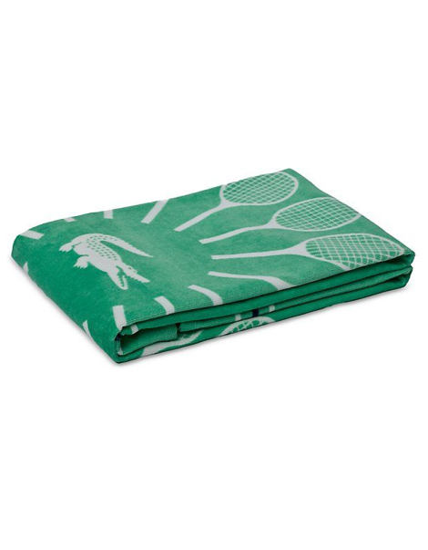 Пляжное полотенце Lacoste 1159843484 (Зеленый One size)