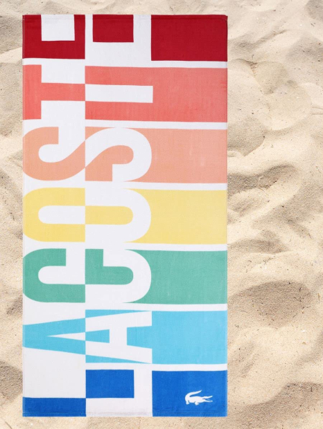 Пляжное полотенце Lacoste 1159848423 (Разные цвета One size)