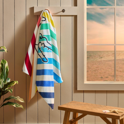 Пляжное полотенце Lacoste 1159848436 (Разные цвета One size)