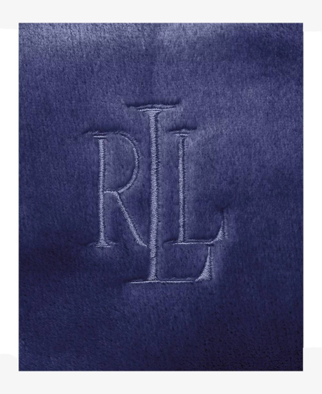 Плед Ralph Lauren покрывало 1159849577 (Синий One size)