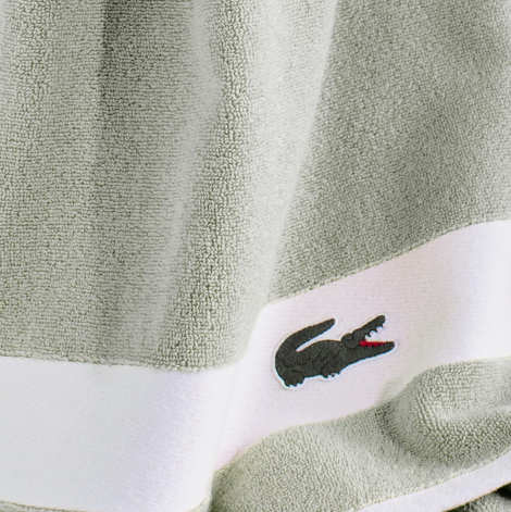 Комплект рушників Lacoste Home Heritage Sport Stripe Logo набір з 6 шт 1159851565 (Зелений One size)