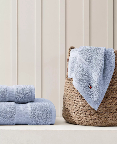 Рушник банний Tommy Hilfiger Modern American 1159851904 (Блакитний One size)