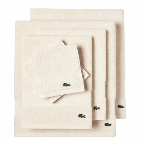 Комплект рушників Lacoste Heritage Anti-Microbial Supima Cotton набір з 6 шт 1159852036 (Молочний One size)