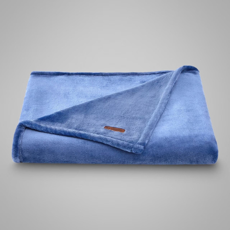 Плюшевий плед Columbia 1159852928 (Синій One size)