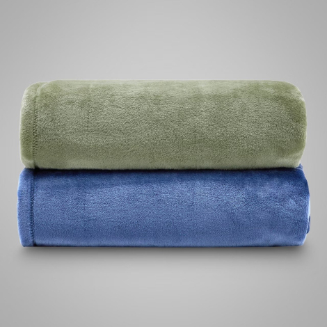 Плюшевий плед Columbia 1159852928 (Синій One size)