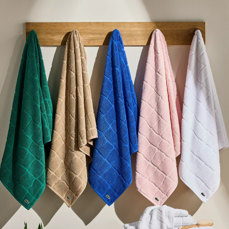 Банное полотенце Lacoste 1159853775 (Бежевый One size)