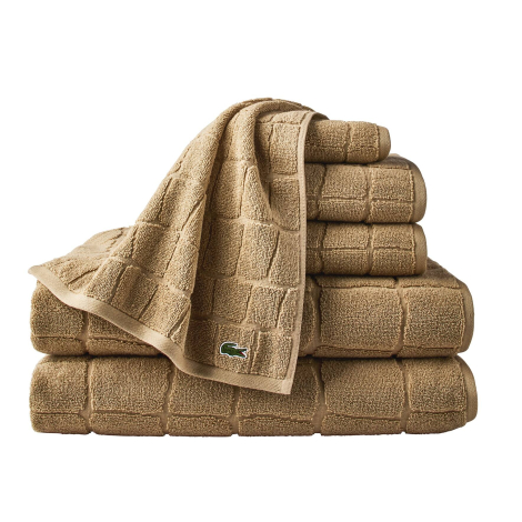 Банное полотенце Lacoste 1159853775 (Бежевый One size)