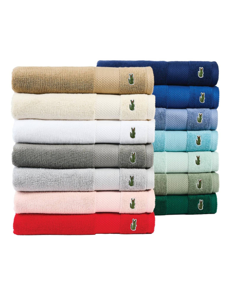 Рушник банний Lacoste з антимікробної бавовни Supima 1159854600 (Білий One size)